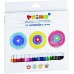 Crayon de couleur - primo - assorties - 3. 8 mm - pack de 24 - pour enfants  partir de 3 ans