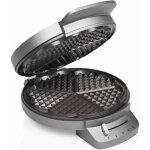 Princess gaufrier deluxe 5 gaufres 1200 w argent et noir