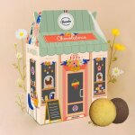 Boutique printani�re compos� de biscuits vend�en au citron et au chocolat - collection p�ques