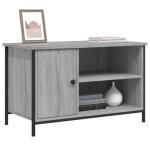 Printemps 2026 soldesarmoire tv / table tv - gris - neuf - meuble tv sonoma gris 80x40x50 cm bois ding�nierie ...