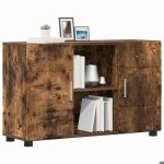 Printemps 2026 soldesbuffet de rangement / buffet bahut - buffet salle � manger ch�ne fum� 885x305x555 ...