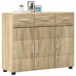 Printemps 2026 soldesbuffet de rangement / buffet bahut - buffet salle � manger ch�ne sonoma 885x305x73 ...