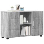 Printemps 2026 soldesbuffet de rangement / buffet bahut - buffet salle � manger gris sonoma 885x305x555 ...