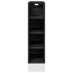Printemps 2026 soldesbuffet � tiroir - meuble rangement - armoire de cuisine - bas ch�ne noir 20 x 445 ...