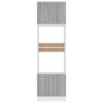 Printemps 2026 soldesmeuble de four - meuble rangement - meuble micro - ondes - lyon gris sonoma 60 x ...