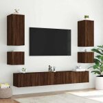 Printemps 2026 soldesmeubles tv muraux lumi�res led - armoire multim�dia avec �clairage led / cabinet ...