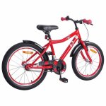 Printemps 2026 soldesrouge v�lo pour enfants 20 pouces pour les enfants de 6 � 11 ans 2 960806