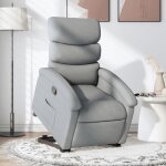 Printemps / �t� 2026 fauteuil inclinable - avec levage �lectrique - chaise de relaxation - gris clair ...