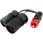 Prise allume - cigare 12 / 24v 8a mle + 2 femelles