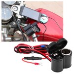 Prise allume - cigare noir 12 - 45 v pour moto chargement usb coque abs pour tablettes de téléphones ... Prise allume - cigare noir 12 - 45 v pour moto chargement usb coque abs pour tablettes de téléphones ...