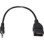 Prise audio aux mle 35 mm vers usb 2. 0 un adaptateur de cble femelle jack otg convertr