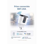 Prise connect�e wifi 20a ? prise intelligente suivi de consommation contr�le � distance et commande vocale ...