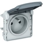 Prise de courant tanche 2 p + t plexo composable ? legrand - 069551