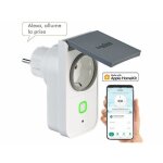 Prise dextrieur connecte - luminea home control - sf - 560. avs - commandes vocales - wattmtre - ip44 ...