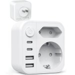 Prise internationale de voyage - connecteur de voyage france - vers le japon avec 4 prises usb - connecteur ...