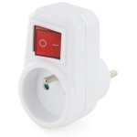 Prise avec interrupteur - chacon - easy - blanc - 1 prise - intrieur