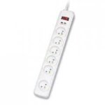 Prise parafoudre - belkin - basic surge - 6 prises - parafoudre - interrupteur Prise parafoudre - belkin - basic surge - 6 prises - parafoudre - interrupteur