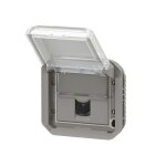 Prise rj45 - legrand - catégorie 6 ftp plexo composable - gris Prise rj45 - legrand - catégorie 6 ftp plexo composable - gris