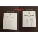 Prise secteur + cable data ligtning original apple
