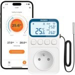 Prise thermostat connect�e regulateur de temperature wifi inkbird c236t 16a chauffage contr�le � distance ...