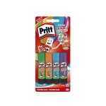 Pritt rainbow bton de colle 10 g bleu jaune rouge vert (pack de 4)