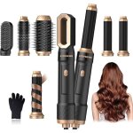 Pro air styler 6 in 1 seche cheveux 6 en 1 airbrush 6 en 1 temp�rature vitesse du vent r�glable brosse ...