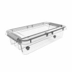 Bo�te de rangement - plast team - pro box 31l - transparent et gris - 725x395x17 cm - mixte