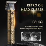 Pro hommes lectrique tondeuse  cheveux tondeuse machine barbier rasoir t - blade coupe de cheveux style ...