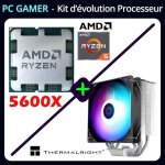 Processeur - amd - ryzen 5 5600x + thermalright x120r se argb - socket am4 - evolution pour pc gamer
