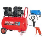 Prodif pack compresseur super silent sil1003 100l 3cv + kit 3 accessoires raccord rapide