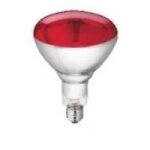 Lampe ir - philips - 250w - verre renforc - rouge - anti - claboussures