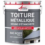Résine Étanchéité toiture métallique résistant à la corrosion - arcafilm antico 20 kg - gris orage Résine Étanchéité toiture métallique résistant à la corrosion - arcafilm antico 20 kg - gris orage