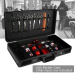 Professional barber stylist case code lock tondeuses � cheveux ciseaux peignes bo�te � outils
