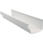 Profilé de gouttiere ovation 38 en 4m blanc Profilé de gouttiere ovation 38 en 4m blanc