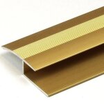 Profil de rattrapage barre de seuil sol stratifi 8. 3 mm alu anodis couleur:bronze fonc longueur:1000 ...