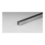 Profilé u alu naturel argent mm. 6x6x1 - arcansas Profilé u alu naturel argent mm. 6x6x1 - arcansas