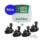 Programateur - rain bird - rzx 4 zones - 4 electrov�lvulas 100hv 24v - blanc - arrosage de jardin