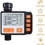 Programmateur darrosage minuteur d?arrosage robinet de jardin programmable numrique robinet de tuyau ...