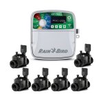 Programmateur darrosage - rain bird - esp - tm2 - 6 zones - int�rieur - 3 programmes