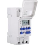 Programmateur hebdomadaire - ac - dc12v - 16a 250vac - blanc