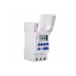 Programmateur horaire electrique minuterie relais interrupteur horaire afficheur lcd r�tro - �clairage ...