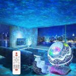 Projecteur ciel etoile led?uf dino aurore lumineuse nocturne avec haut - parleur bluetooth effet aurore ...