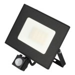 Projecteur extrieur - zeder - pir 50w - 4000k - 5130lm - ip44 - dtecteur de mouvement