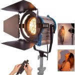 Projecteur fresnel tungst�ne - photo studio - 1000w - dimmable - 3200k - eclairage vid�o