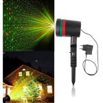 Projecteur laser extérieur rouge et vert - vinsic - etoiles dynamiques - etanche ip44 Projecteur laser extérieur rouge et vert - vinsic - etoiles dynamiques - etanche ip44
