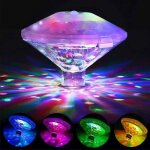 Projecteur led flottant pour piscine �tanche ip68 7 modes d�clairage id�al pour salles de bain et spas ...