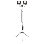 Projecteur led sur pied 2x20w