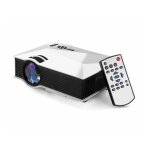 Projecteur portable unic uc46 full hd 1080p avec effet 3d red - blue et connexion wifi - blanc