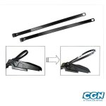 Prolongateur de sangle de fixation - peruzzo - noir - fixation roue - porte - v�lo