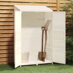 En promotionabri de jardin moderne - abott@ abri de rangement / armoire haut - blanc 102x52x1745cm bois ...